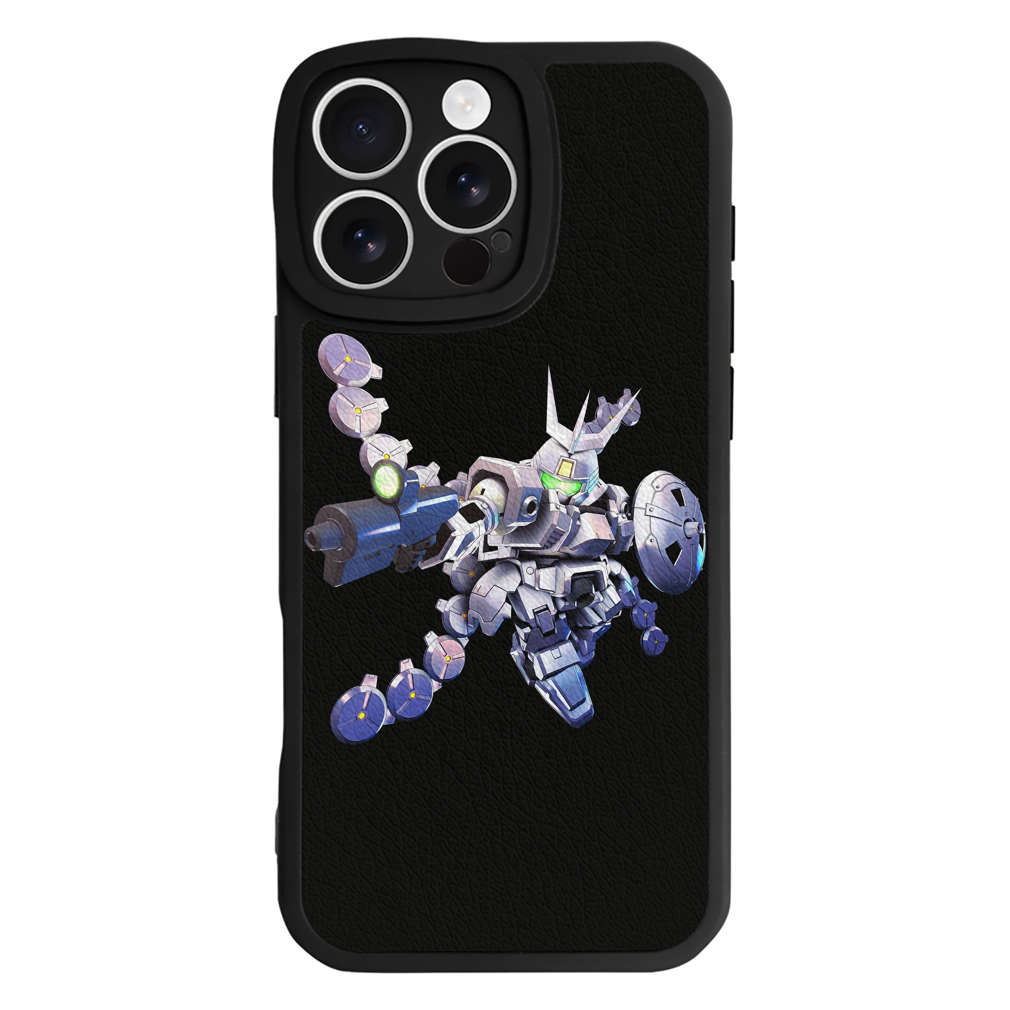 （画像用） 機動戦士ガンダム Mobile Suit Gundam 【iPhone 16シリーズ対応】シリコンスマホケース（レザー調） 材質：シリコン